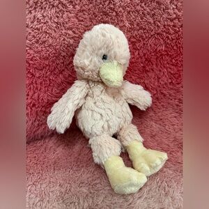 Mary Meyer Pink Duckling Chick Baby Lovey Plush 10” Soft Stuffed Animal